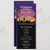 アラビアンナイト ウェディングプログラム プログラム (正面/裏面)