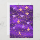 アラビアンナイト パープル＆ゴールド バーチャルウェディング 招待状 (裏面)