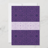 アラビアンナイト ブライダルシャワー ディナーパーティー モロッカン 招待状 (裏面)