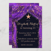 アラビアンナイト 招待状 (正面/裏面)