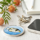 アラビアンピカソフィッシュ キーホルダー (側面)