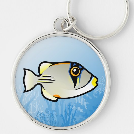 アラビアンピカソフィッシュ キーホルダー (正面)