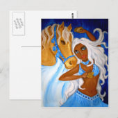 アラビアンブルースポストカード ポストカード (正面/裏面)