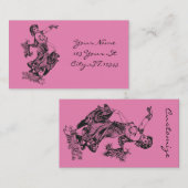 アラビアンベリーダンサーヴィンテージアートサンダーコーブ 名刺 (正面/裏面)