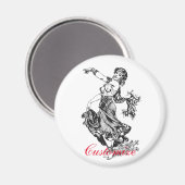 アラビアンベリーダンサーヴィンテージアートサンダー_コーブ マグネット (正面/裏面)