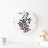 アラビアンベリーダンサーヴィンテージアートサンダー_コーブ ラージ壁時計 (ホーム)