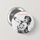 アラビアンベリーダンサーヴィンテージアートサンダー_コーブ 缶バッジ (正面&裏面)