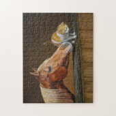 アラビアンホースウィズバーンキャットエクエストリアンパズル ジグソーパズル (縦)