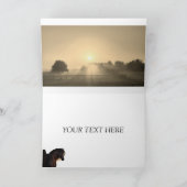 アラビアンホースサンライズ カード (内部)