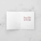 アラビアンホースホリデークリスマスカード シーズンカード (内部)