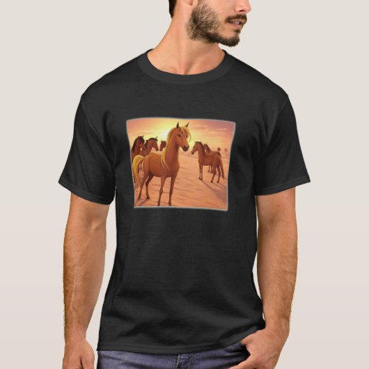 アラビアンホース Tシャツ (正面)