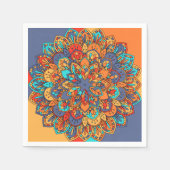 アラビアンモロッコマンダラディナーパーティー スタンダードカクテルナプキン (正面)