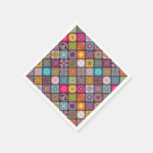 アラビアンモロッコマンダラディナーパーティー スタンダードカクテルナプキン (角)