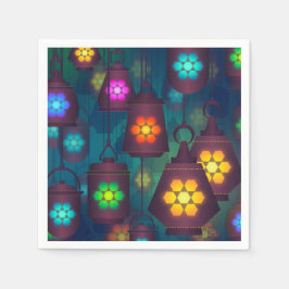 アラビアンモロッコランタンディナーパーティー スタンダードカクテルナプキン