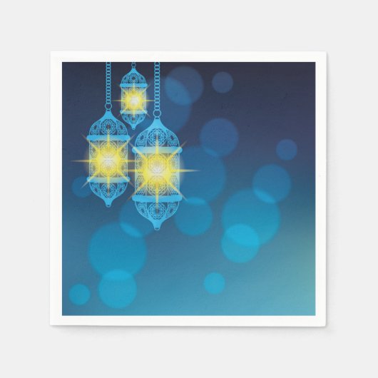 アラビアンモロッコランタンディナーパーティー スタンダードカクテルナプキン (正面)