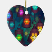 アラビアンランタンズミドルイースタンデザイン セラミックオーナメント (右)