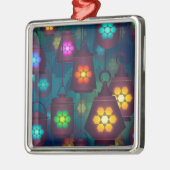 アラビアンランタンズミドルイースタンデザイン メタルオーナメント (左)