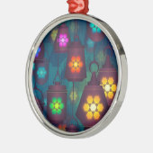 アラビアンランタンズ中東デザイン メタルオーナメント (左)