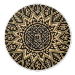 アラビアンレトロ模様 セラミックノブ