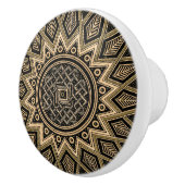 アラビアンレトロ模様 セラミックノブ (右)