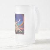 アラビアン側室の魅惑のピンナップ少女 フロストグラスビールジョッキ (正面右)