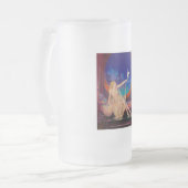 アラビアン側室の魅惑のピンナップ少女 フロストグラスビールジョッキ (正面左)