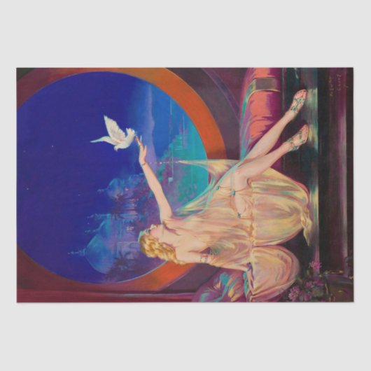 アラビアン側室の魅惑のピンナップ少女 薄葉紙 (正面)