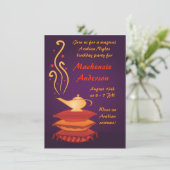 アラビアン魔法ランプパーティの招待状 招待状 (スタンド正面)