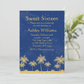 アラビアン·ナイツ·ブルースターズスイート16バースデー·パーティー 招待状 (スタンド正面)