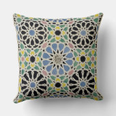 「アラビア人からのアルハンブラのモザイク模様の歩道、 クッション (裏面)