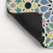 「アラビア人からのアルハンブラのモザイク模様の歩道、 マウスパッド (コーナー)