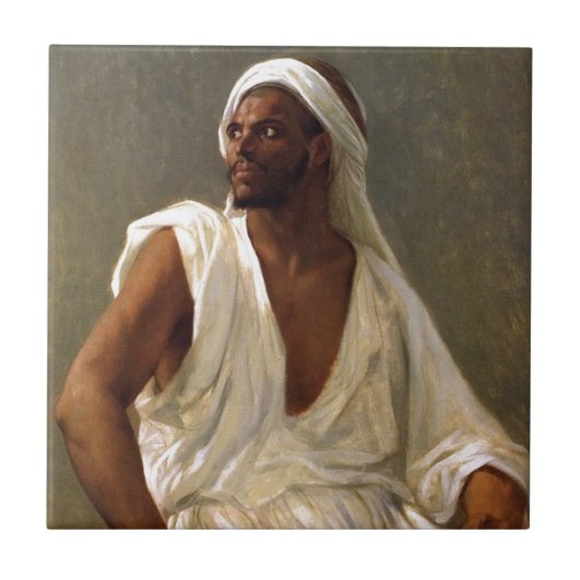 アラビア人のポートレート タイル (正面)