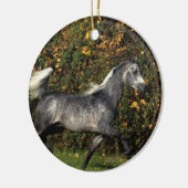 アラビア人の走ること: 秋 セラミックオーナメント (左)