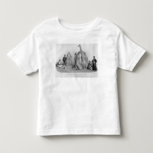 アラビア人を持つキリン トドラーTシャツ (正面)