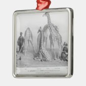 アラビア人を持つキリン メタルオーナメント (左)