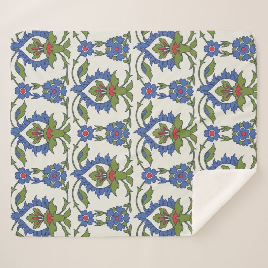 アラビア伝統的語のシームレスオーナメント。トルコ語、イズン シェルパブランケット (正面(横))