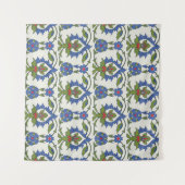 アラビア伝統的語のシームレスオーナメント。トルコ語、イズン タペストリー (正面(横))