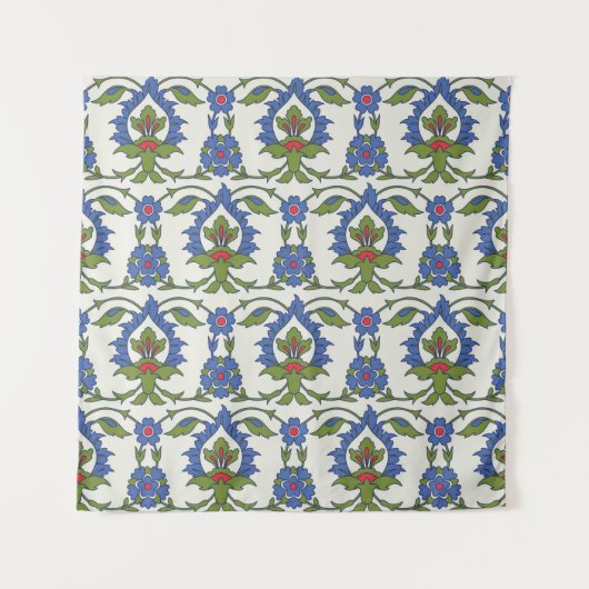 アラビア伝統的語のシームレスオーナメント。トルコ語、イズン タペストリー (正面)