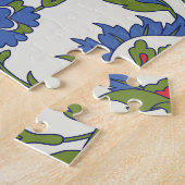 アラビア伝統的語: Iznik Tileシームレス。 ジグソーパズル (側面)