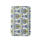 アラビア伝統的語： Iznik Tileシームレス。 バスマット (正面縦)