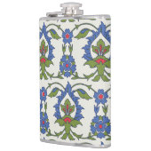 アラビア伝統的語： Iznik Tileシームレス。 フラスク (左)