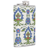 アラビア伝統的語： Iznik Tileシームレス。 フラスク (右)