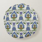 アラビア伝統的語: Iznik Tileシームレス。 ラウンドクッション (裏面)