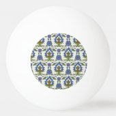 アラビア伝統的語： Iznik Tileシームレス。 卓球ボール (裏面)