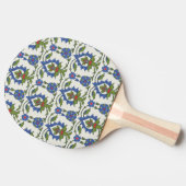 アラビア伝統的語: Iznik Tileシームレス。 卓球ラケット (横)
