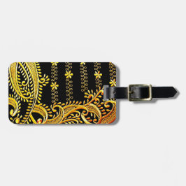 アラビア刺繍 ラゲッジタグ