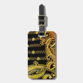 アラビア刺繍 ラゲッジタグ (正面縦)
