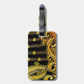 アラビア刺繍 ラゲッジタグ (裏面縦)