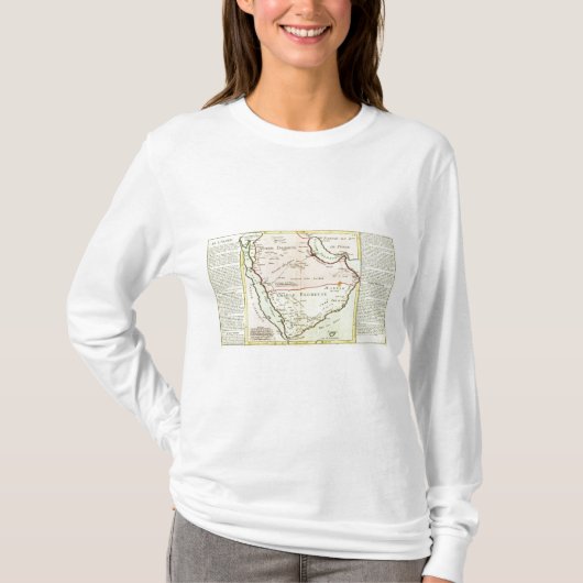 アラビア半島、サウジアラビア Tシャツ (正面)