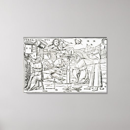 アラビア占星術師、イラストレーションのコピー キャンバスプリント (正面)